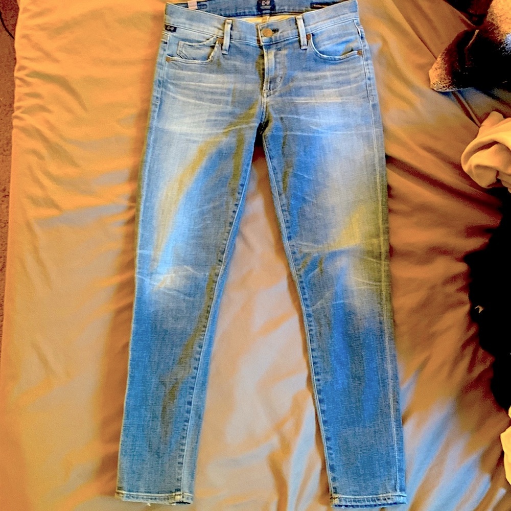Citizens of Humanity Mid Rise Ankle Skinny Jeans, size 26